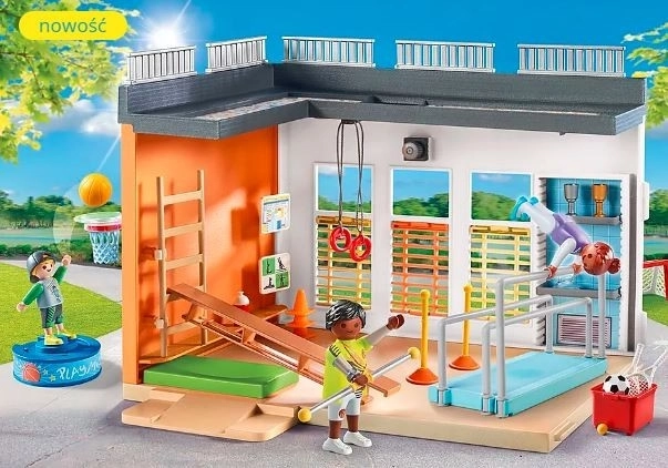 Set di figure City Life: Palestra sportiva