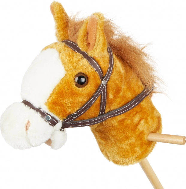 Hobby horsing a bastone Cavallino Brownie
