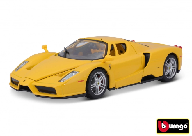 Modellino auto Ferrari Enzo giallo in scala 1:24