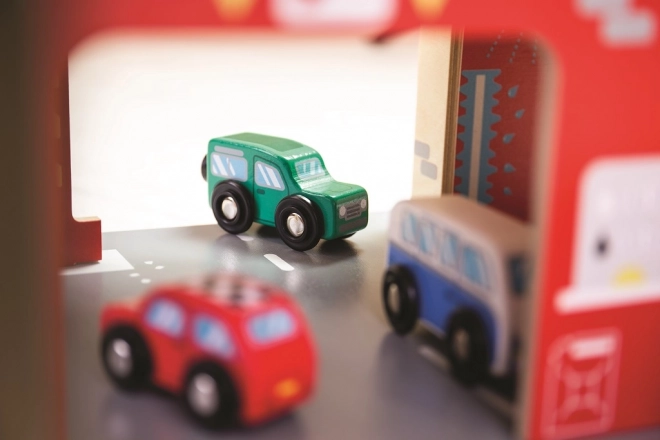 Garage con Parcheggio di Bigjigs Toys