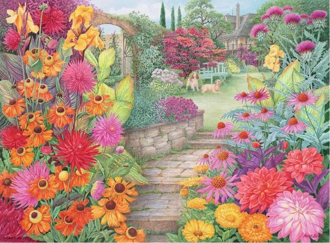 Puzzle Jardiniere Incantevoli 4x500 pezzi