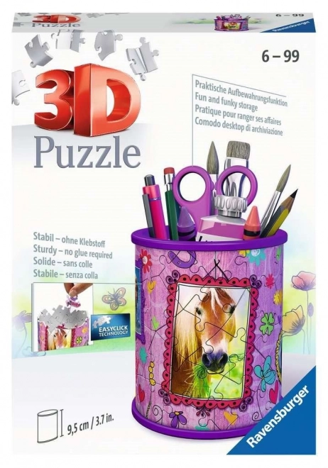 Puzzle 3D Portaoggetti Cavallo Ravensburger