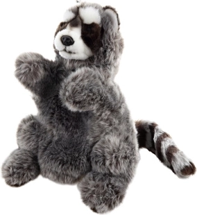 Burattino procione di peluche eco-friendly