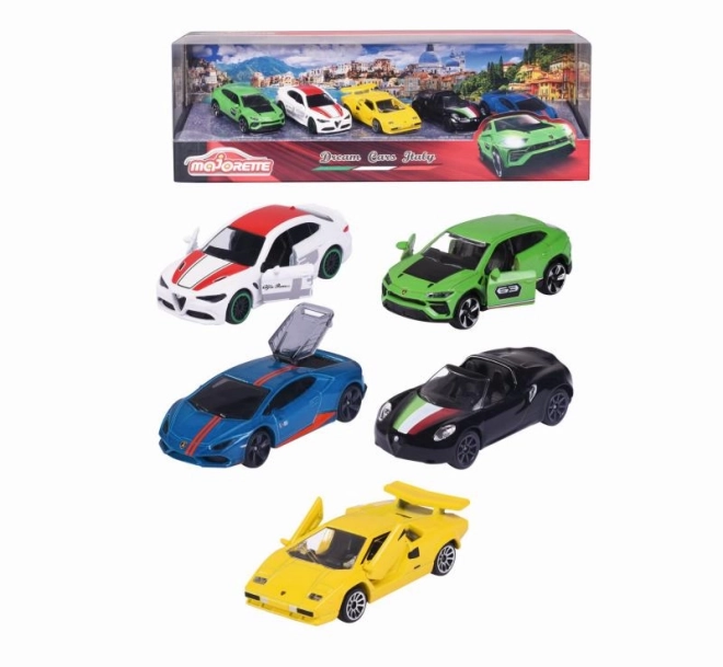 Dream Cars Italia, set regalo 5 pezzi