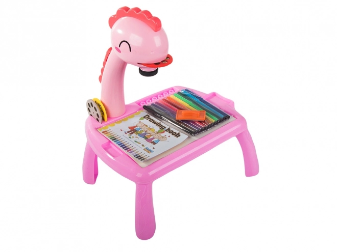 Tavolo da Disegno Didattico per Bambini con Proiettore
