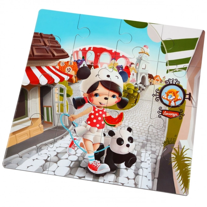 Puzzlika felici storie 3 in 1 per bambini