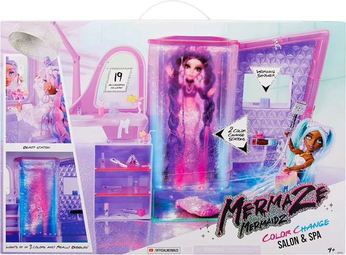 585220EUC Set di gioco Mermaze Mermaidz Salon Playset
