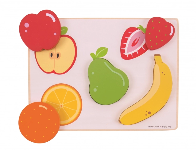 Puzzle in legno frutta Bigjigs Toys