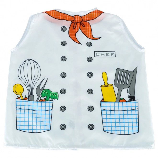 Costume da chef per bambini 3-8 anni