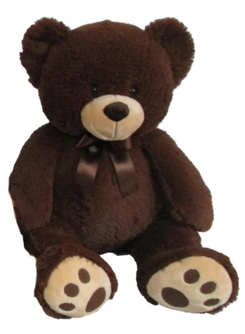 Orsacchiotto di peluche grande 60 cm marrone scuro