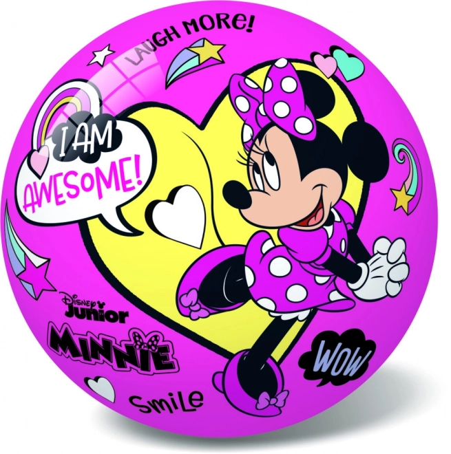 Pallone Disney Minnie rosa/viola 14 cm