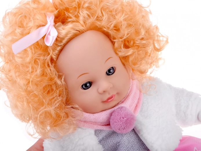 Ricci biondi folti per pettinare e acconciare