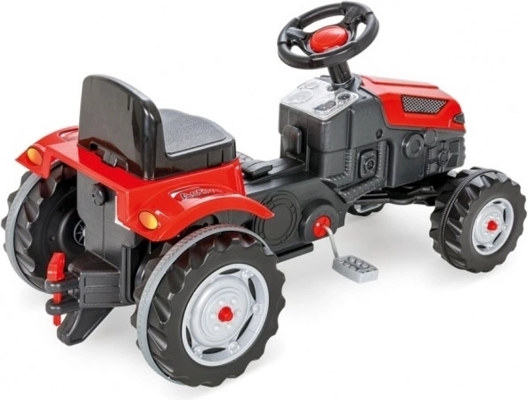 Trattore a pedali Farmer GoTrac Maxi con rimorchio Ruote silenziose