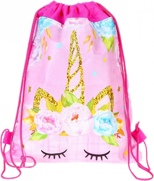 Zaino scolastico Unicorno rosa 35x27 cm