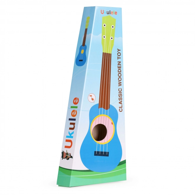 Chitarra per bambini in legno ECOTOYS - Rosa