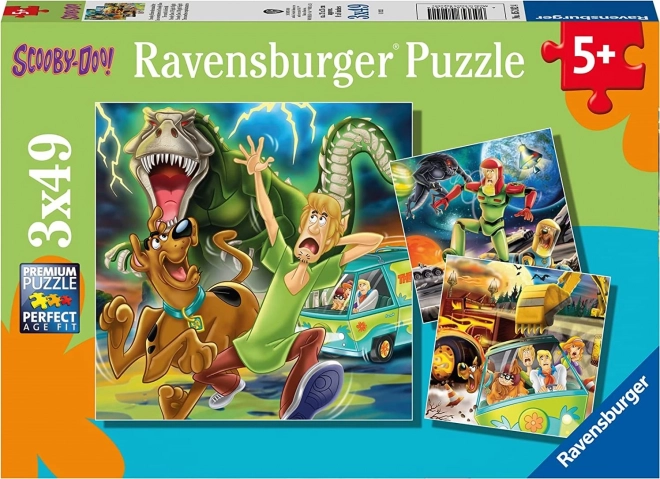 Puzzle Ravensburger Scooby Doo 3 x 49 Pezzi