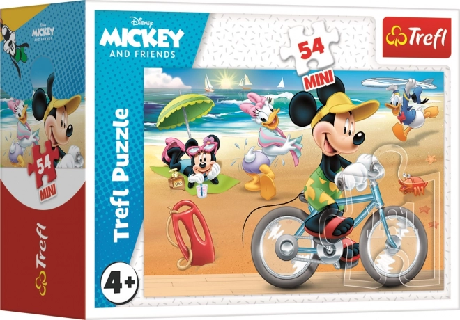 Puzzle Mickey Mouse sulla spiaggia 54 pezzi