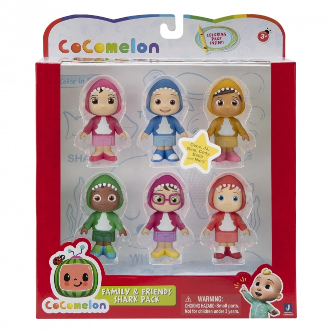 Set di figurine CoComelon con 6 pezzi