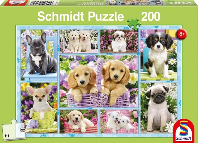 Puzzle cuccioli SCHMIDT 200 pezzi