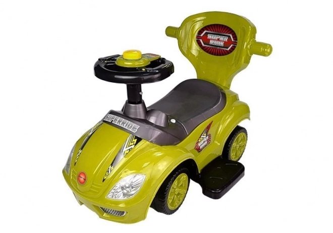 Giocattolo cavalcabile Mega Car 3 in 1 Giallo