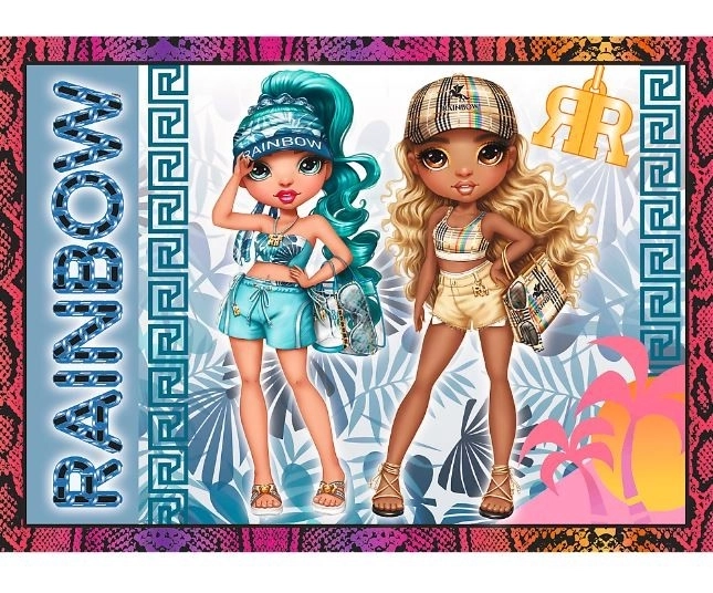 Puzzle 4-in-1 Bambole alla Moda Rainbow High