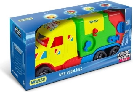 Magic Truck Basic – set per la raccolta rifiuti per bambini con container e bidoni