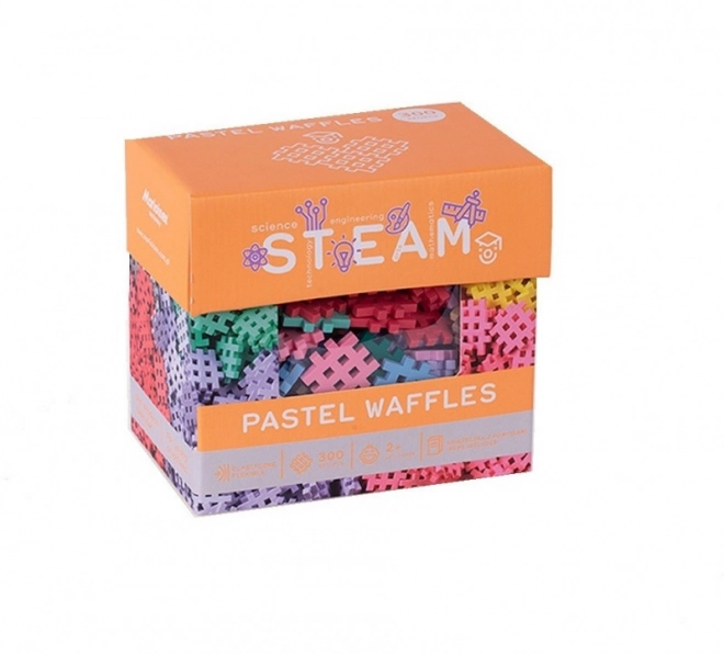 Costruzioni Waffle Mini Pastel 300 Pezzi