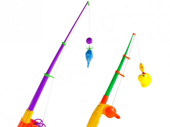 Gioco di Pesca per Bambini con Canna 12 Pezzi