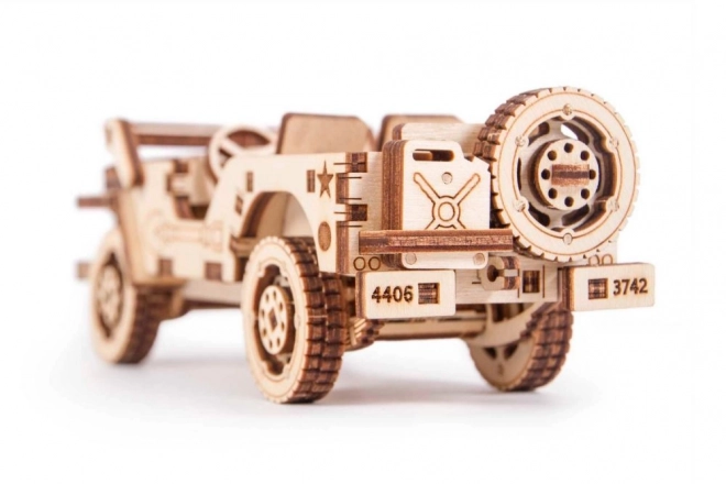 Puzzle 3D in legno Jeep