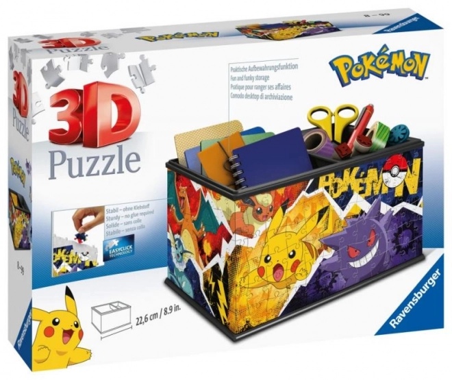 Scatola portagioie Pokémon 3D Puzzle 216 pezzi