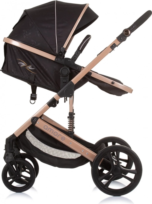 Passeggino combinato Amore 2 in 1 Chipolino Jungle – Ossidiana, Oro