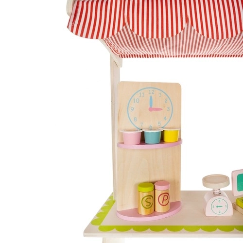 Supermercato per bambini in legno con accessori