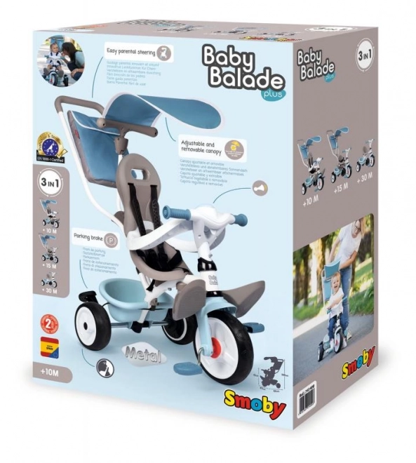 Triciclo Baby Balade Plus Blu