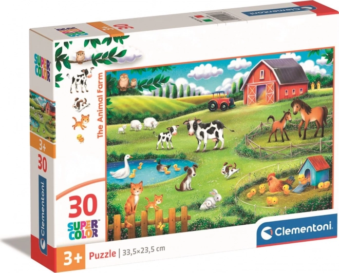 Puzzle animali della fattoria 30 pezzi