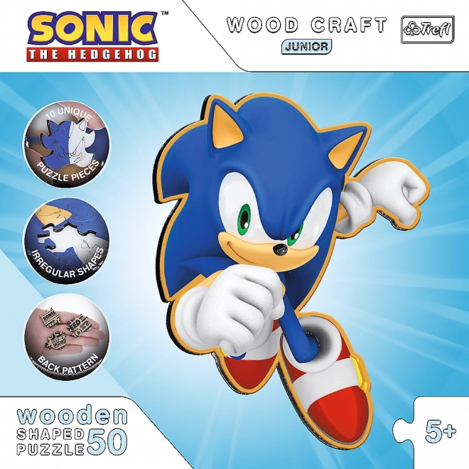 Puzzle in legno riccio saggio SONIC