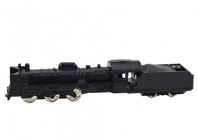 Modello collezionabile treno locomotiva 1:48 nero