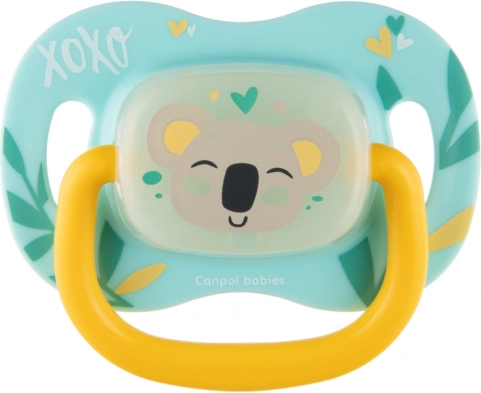 Ciuccio in silicone a ciliegina EXOTIC ANIMALS 6–18 mesi, koala – Canpol babies