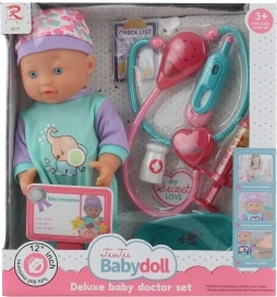 Bambola con set da dottore