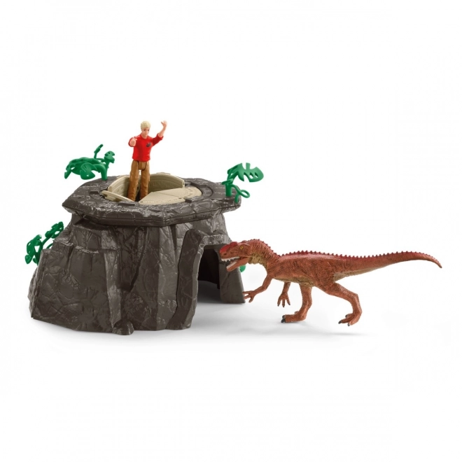 Set di figurine avventura nel tempio dei dinosauri