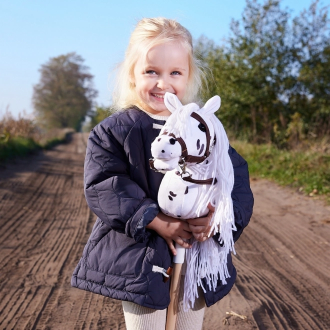 Hobby Horse HOPPIHORSE A4 Leopard - bianco