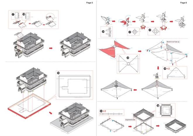 Puzzle 3D Metal Earth Tempio Kinkaku-ji Oro