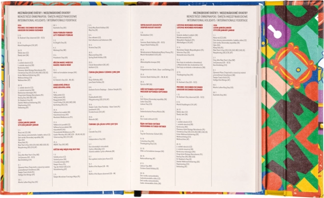 Agenda settimanale magnetica Amici 2025