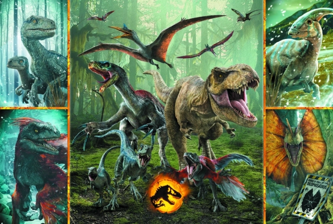 Puzzle Super Shape XL Jurassic World: Dinosauri Straordinari 160 Pezzi