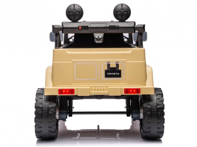 Macchina Elettrica Toyota FJ Cruiser per Bambini – beige