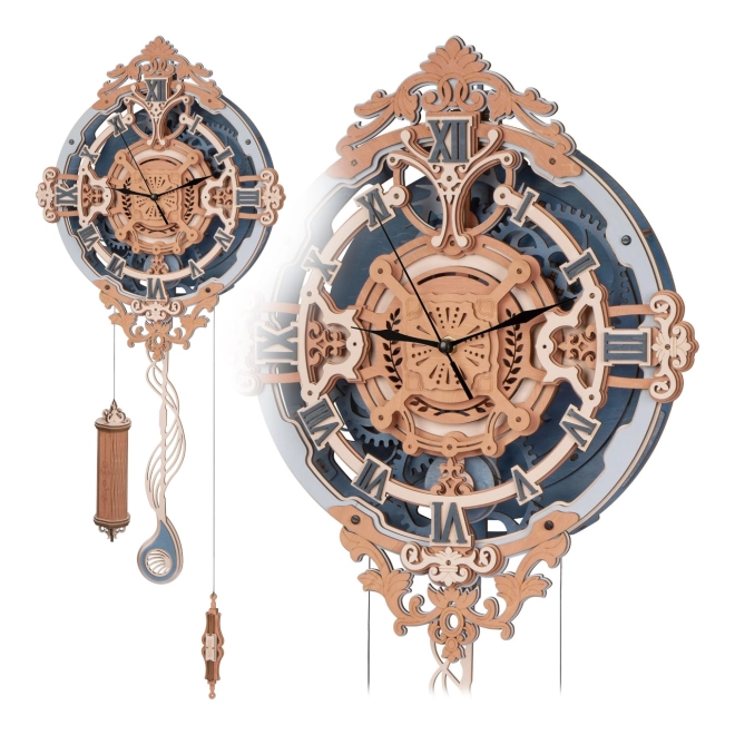 Puzzle 3D Orologio da Parete Romantico Robotime Rokr