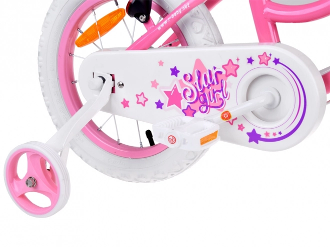 Bicicletta per ragazze Royal Baby Star Girl 14 pollici blu