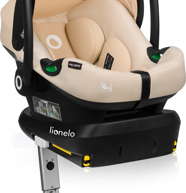 Lionelo seggiolino auto Astrid i-Size 40-87 cm, sabbia beige