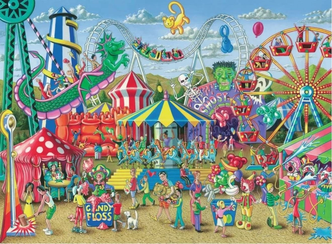 Puzzle Ravensburger divertimento al carnevale XXL 300 pezzi