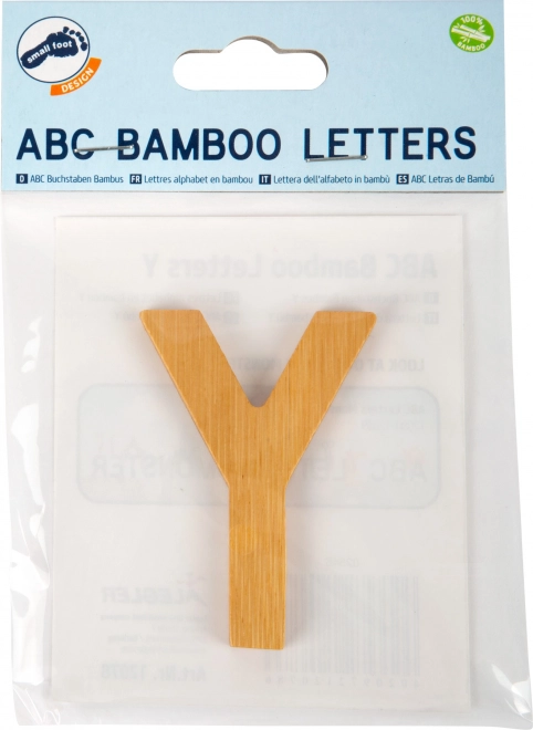 Lettera Y bambù per bambini Small Foot