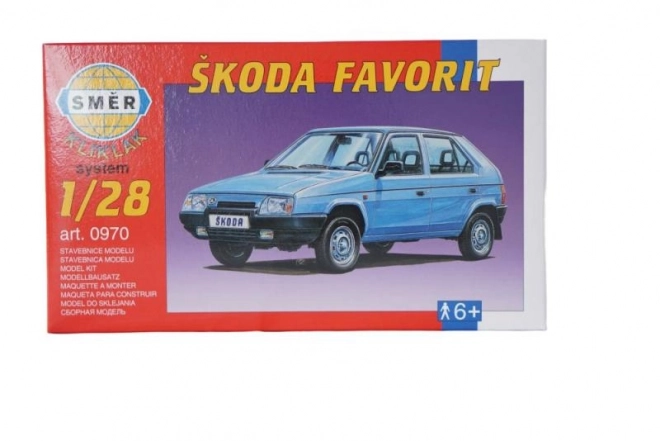 Modello auto Škoda Favorit in scala 1:28